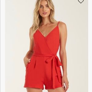 Billabong Linger On Romper, never worn!
